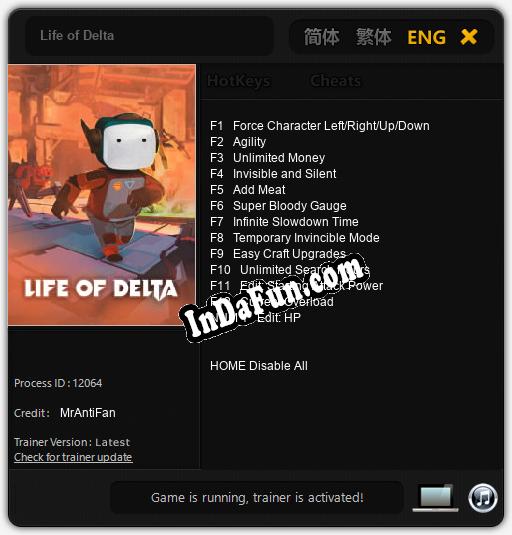 Life of Delta: TRAINER AND CHEATS (V1.0.79)