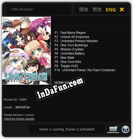 Little Busters!: Trainer +10 [v1.6]