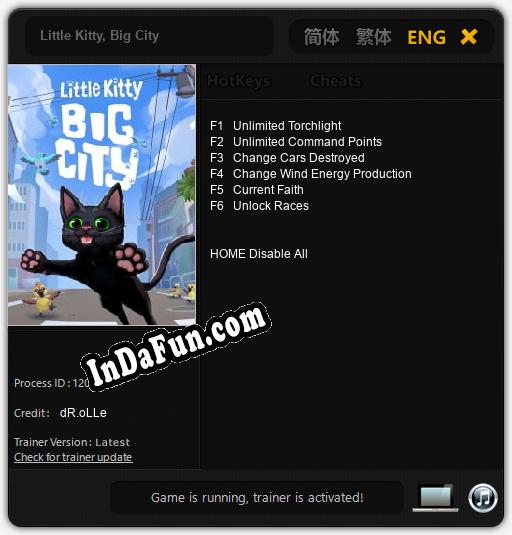 Little Kitty, Big City: TRAINER AND CHEATS (V1.0.84)