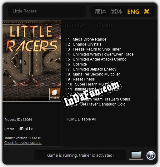 Little Racers: TRAINER AND CHEATS (V1.0.89)