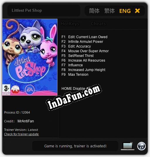 Littlest Pet Shop: TRAINER AND CHEATS (V1.0.89)