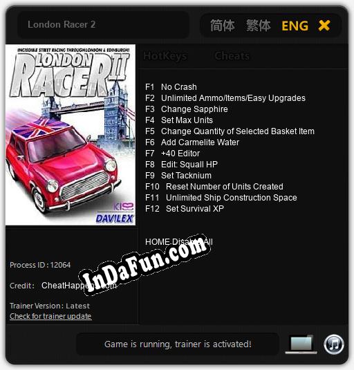 London Racer 2: Trainer +12 [v1.8]