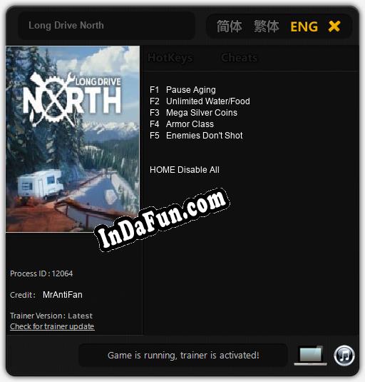 Trainer for Long Drive North [v1.0.9]