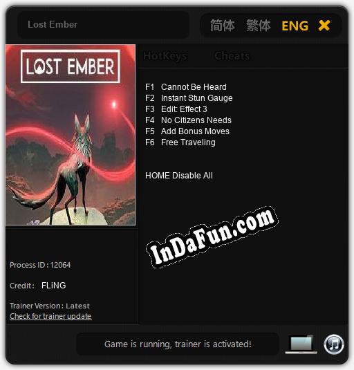 Trainer for Lost Ember [v1.0.6]