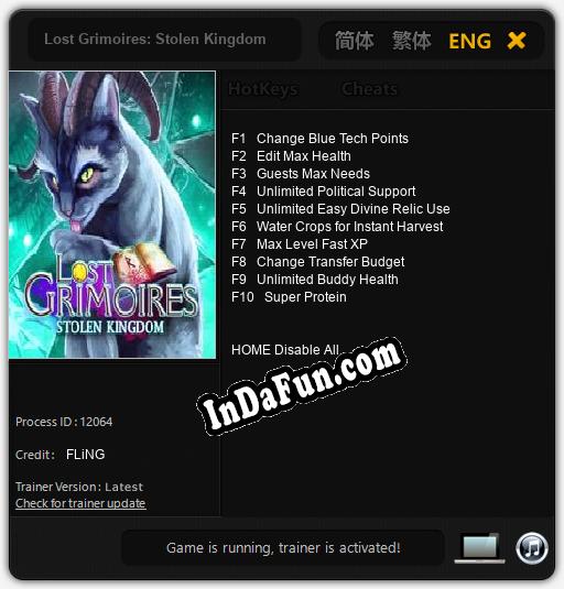 Lost Grimoires: Stolen Kingdom: TRAINER AND CHEATS (V1.0.53)