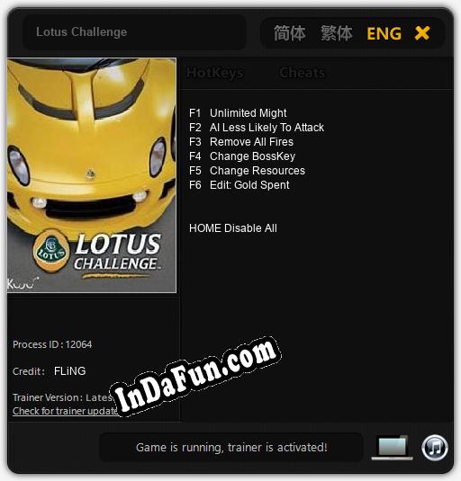 Trainer for Lotus Challenge [v1.0.2]