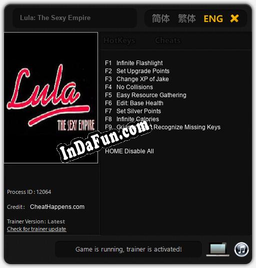 Lula: The Sexy Empire: Trainer +9 [v1.3]