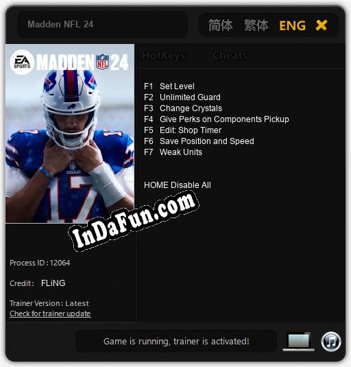 Madden NFL 24: TRAINER AND CHEATS (V1.0.28)