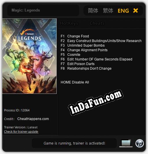 Magic: Legends: TRAINER AND CHEATS (V1.0.5)