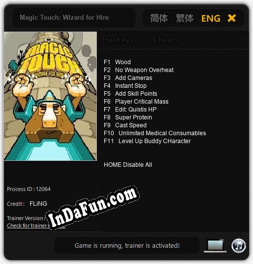 Magic Touch: Wizard for Hire: TRAINER AND CHEATS (V1.0.22)
