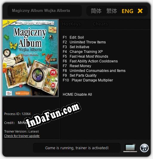 Magiczny Album Wujka Alberta: TRAINER AND CHEATS (V1.0.36)