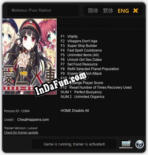 Maitetsu: Pure Station: Cheats, Trainer +14 [CheatHappens.com]