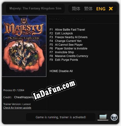 Majesty: The Fantasy Kingdom Sim (2011): TRAINER AND CHEATS (V1.0.51)