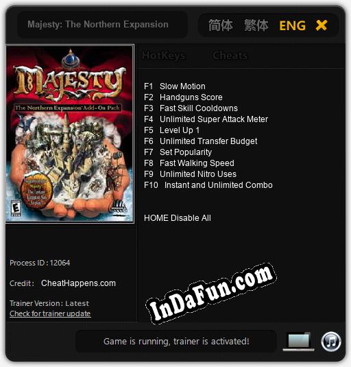 Majesty: The Northern Expansion: Cheats, Trainer +10 [CheatHappens.com]