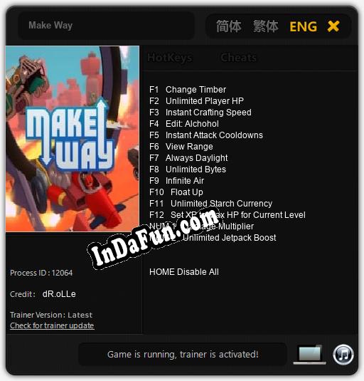 Make Way: Trainer +14 [v1.5]
