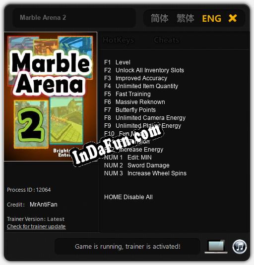 Marble Arena 2: Cheats, Trainer +15 [MrAntiFan]