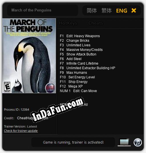 March of the Penguins: Cheats, Trainer +13 [CheatHappens.com]
