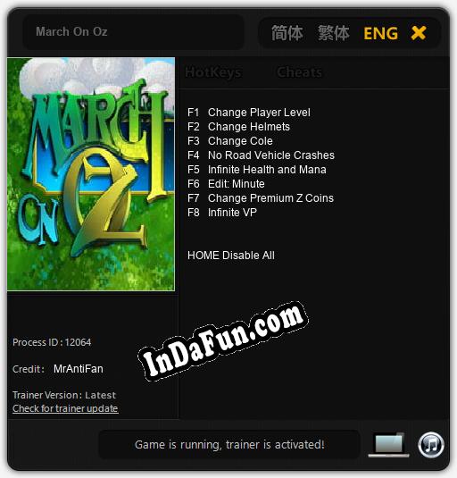 March On Oz: TRAINER AND CHEATS (V1.0.75)