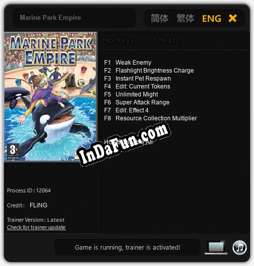 Marine Park Empire: TRAINER AND CHEATS (V1.0.86)