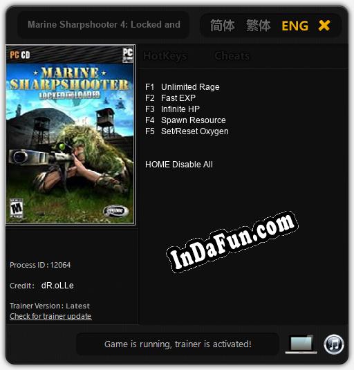 Marine Sharpshooter 4: Locked and Loaded: Cheats, Trainer +5 [dR.oLLe]