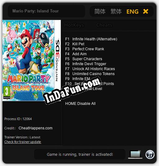 Mario Party: Island Tour: Cheats, Trainer +11 [CheatHappens.com]