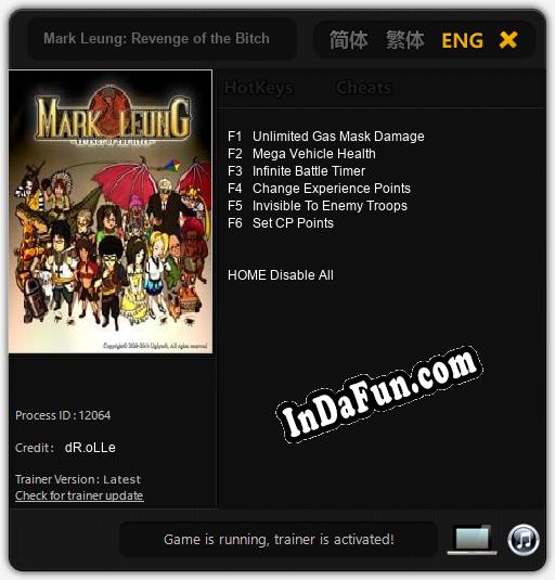 Mark Leung: Revenge of the Bitch: TRAINER AND CHEATS (V1.0.85)