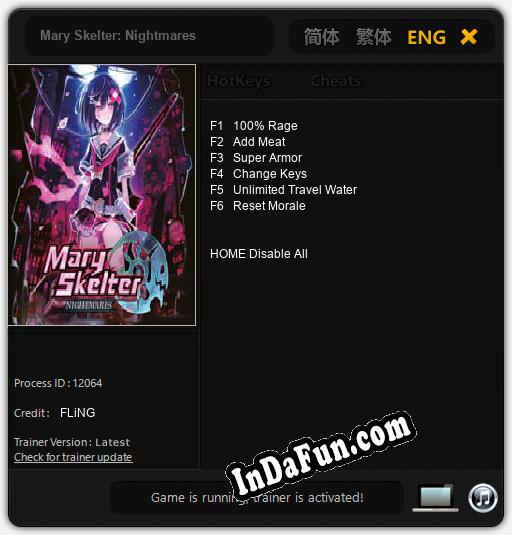 Mary Skelter: Nightmares: TRAINER AND CHEATS (V1.0.93)