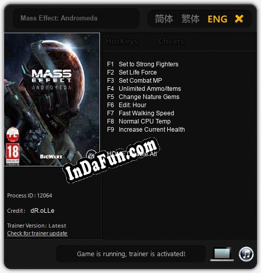 Mass Effect: Andromeda: Trainer +9 [v1.9]