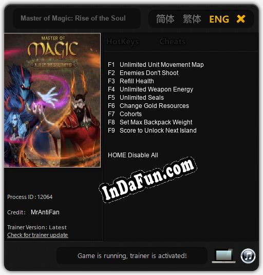 Master of Magic: Rise of the Soultrapped: Cheats, Trainer +9 [MrAntiFan]