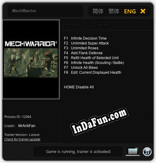 MechWarrior: TRAINER AND CHEATS (V1.0.59)