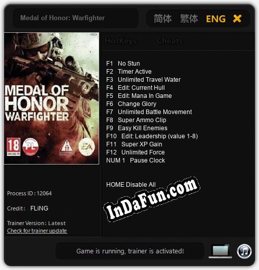 Medal of Honor: Warfighter: Trainer +13 [v1.6]