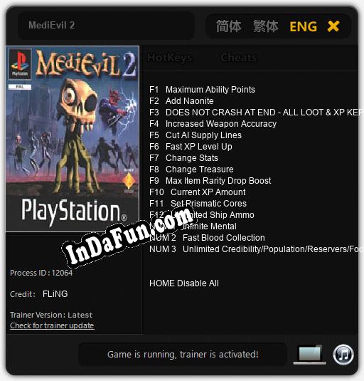 MediEvil 2: Cheats, Trainer +15 [FLiNG]