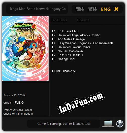 Mega Man Battle Network Legacy Collection: Trainer +8 [v1.6]
