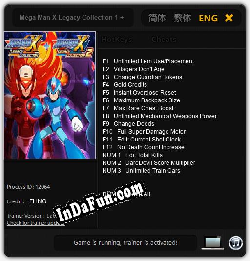 Mega Man X Legacy Collection 1 + 2: TRAINER AND CHEATS (V1.0.10)