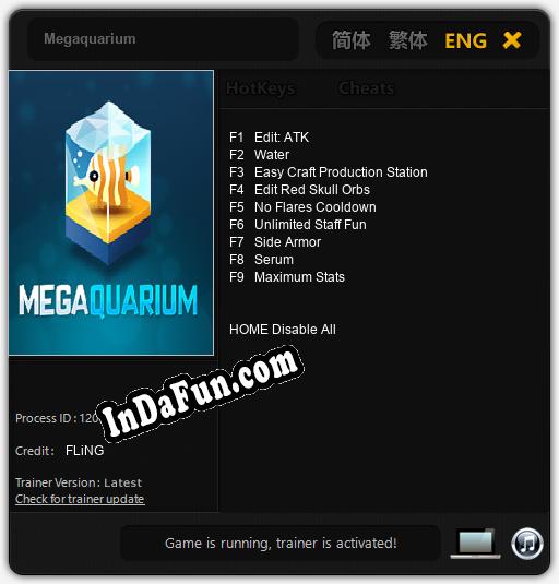 Trainer for Megaquarium [v1.0.9]