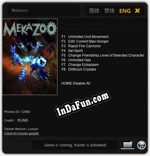 Trainer for Mekazoo [v1.0.6]