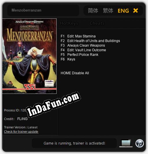 Menzoberranzan: Cheats, Trainer +6 [FLiNG]