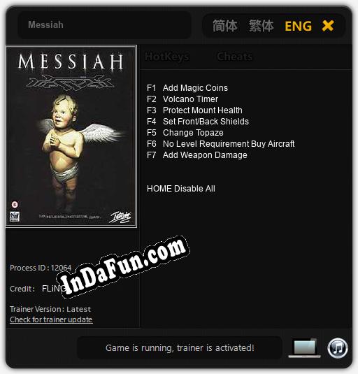 Trainer for Messiah [v1.0.5]