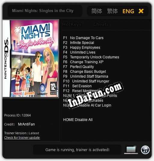 Miami Nights: Singles in the City: Trainer +15 [v1.7]