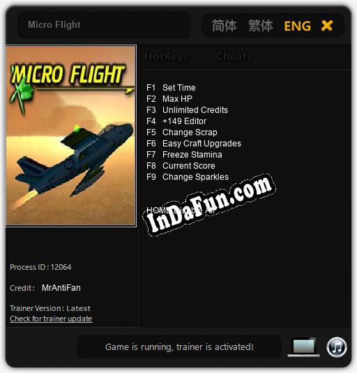 Micro Flight: Cheats, Trainer +9 [MrAntiFan]