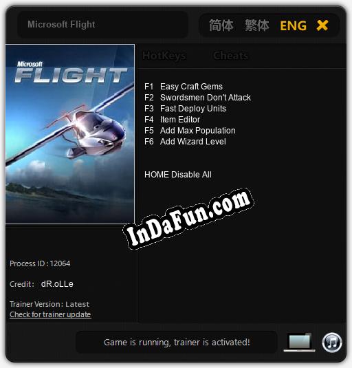 Microsoft Flight: Cheats, Trainer +6 [dR.oLLe]