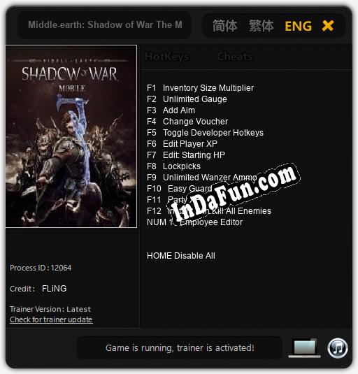 Middle-earth: Shadow of War The Mobile Game: Cheats, Trainer +13 [FLiNG]