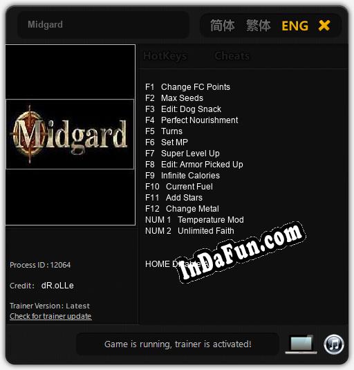 Trainer for Midgard [v1.0.1]