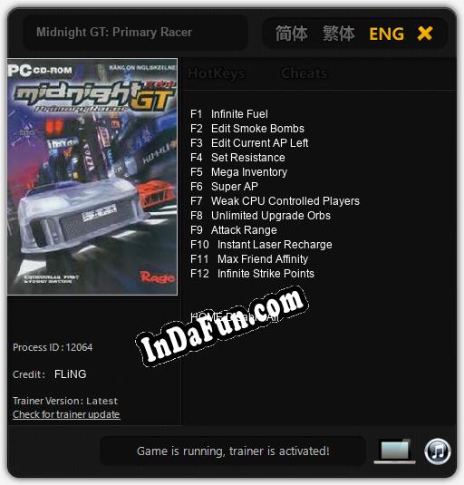 Midnight GT: Primary Racer: Cheats, Trainer +12 [FLiNG]
