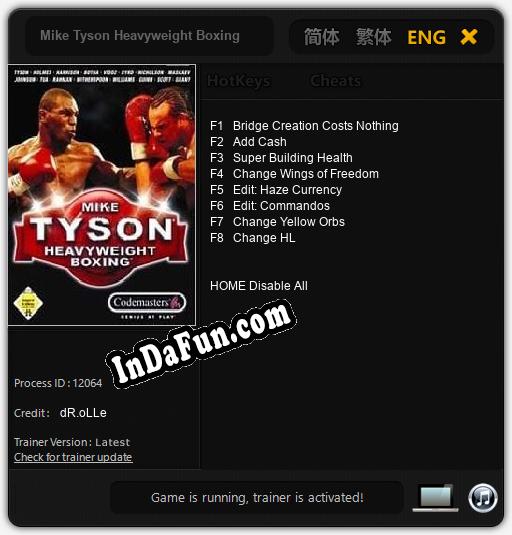 Mike Tyson Heavyweight Boxing: Trainer +8 [v1.1]