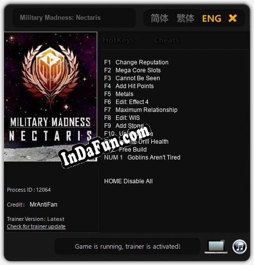 Military Madness: Nectaris: Trainer +13 [v1.8]
