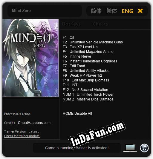 Mind Zero: Cheats, Trainer +14 [CheatHappens.com]