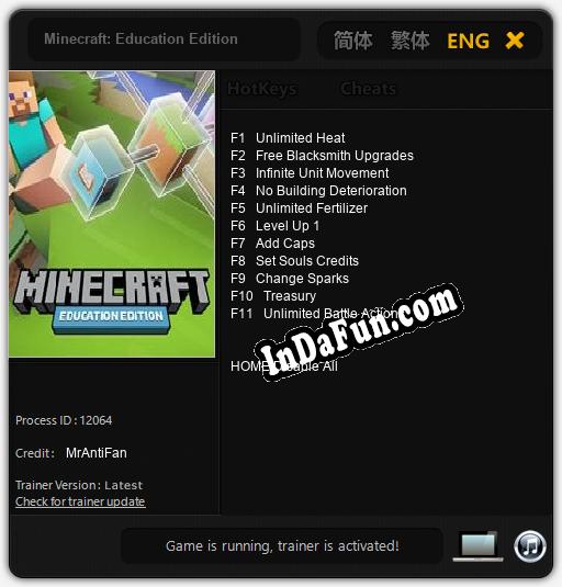 Minecraft: Education Edition: Cheats, Trainer +11 [MrAntiFan]