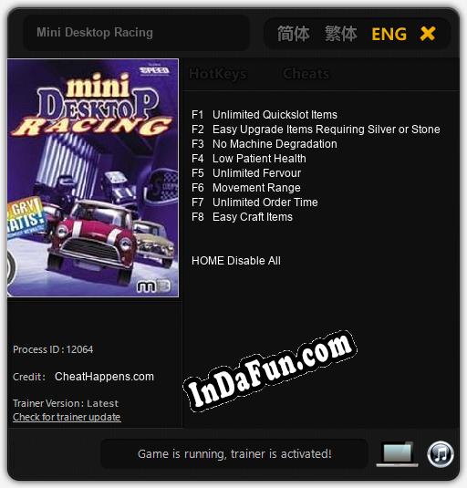 Trainer for Mini Desktop Racing [v1.0.6] » Free Download PC Games ...