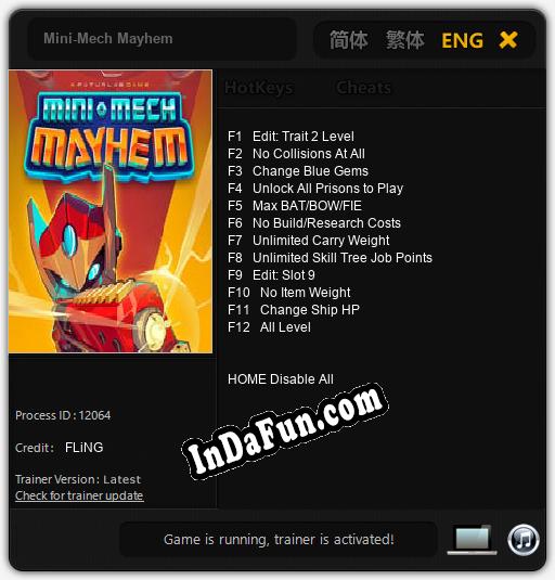 Mini-Mech Mayhem: Cheats, Trainer +12 [FLiNG]